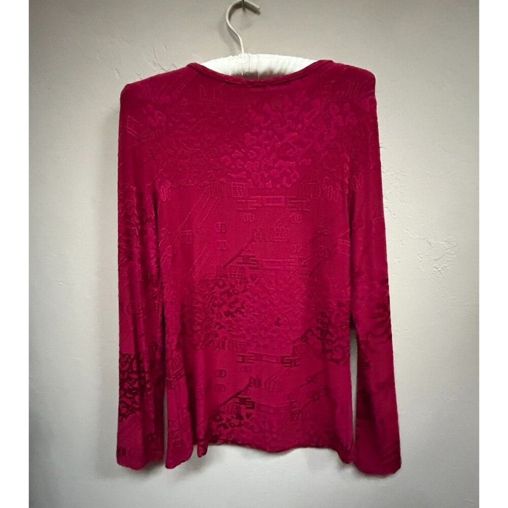 Dolcezza Womens Pullover Sweater Embroidered Long… - image 2